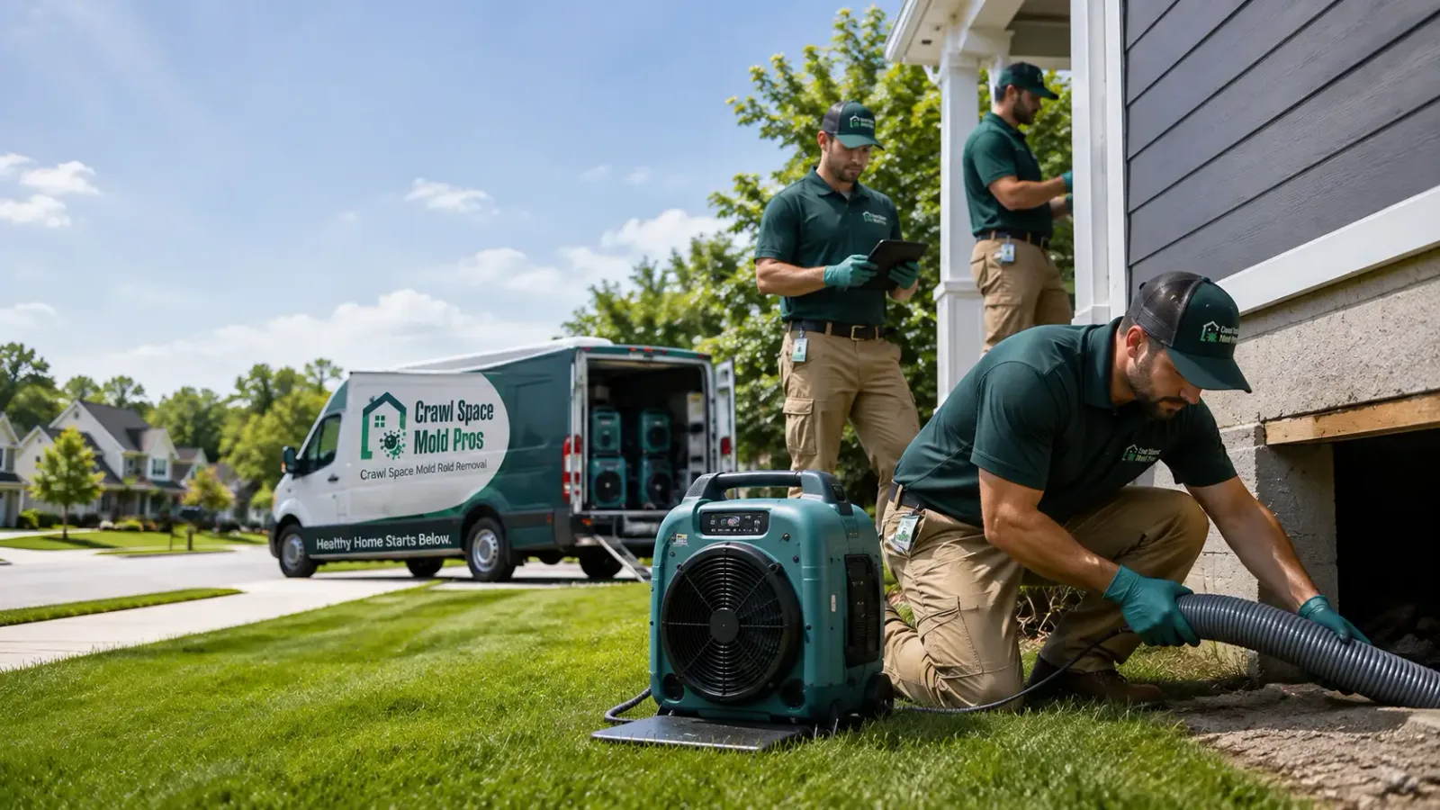 Crawl Space Mold Removal in Patterson, IA
